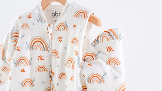 abo Χειμερινός Υπνόσακος με Πόδια Classic 2.5 tog Rainbow & Leaves με Αποσπώμενα Μανίκια