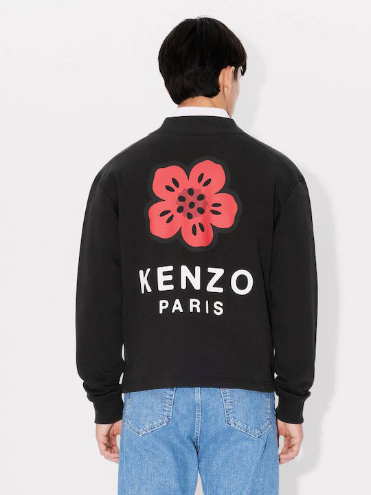 Kenzo Men's Cardigan with Buttons Black