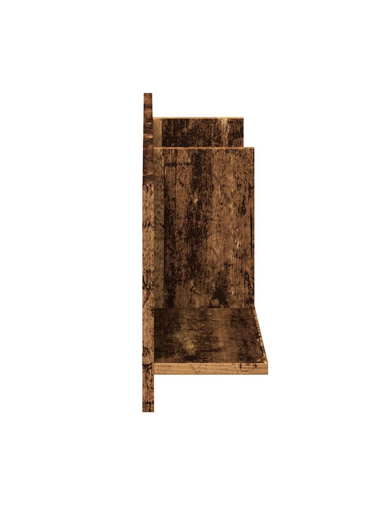 Ράφι Τοίχου Καφέ 100x16.5x30εκ.