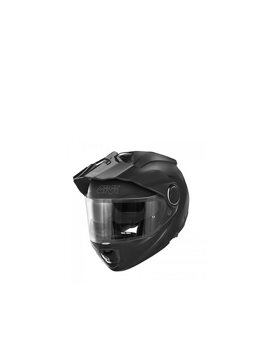 Givi X27 Tourer Matt Black Motorcycle Helmet Flip-Up ECE 22.06 1790gr with Pinlock and Sunvisor