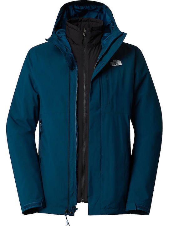 Carto Triclimate 3 in 1 Winter Jacke Wasserdicht Midnight Petrol, Tnf Black