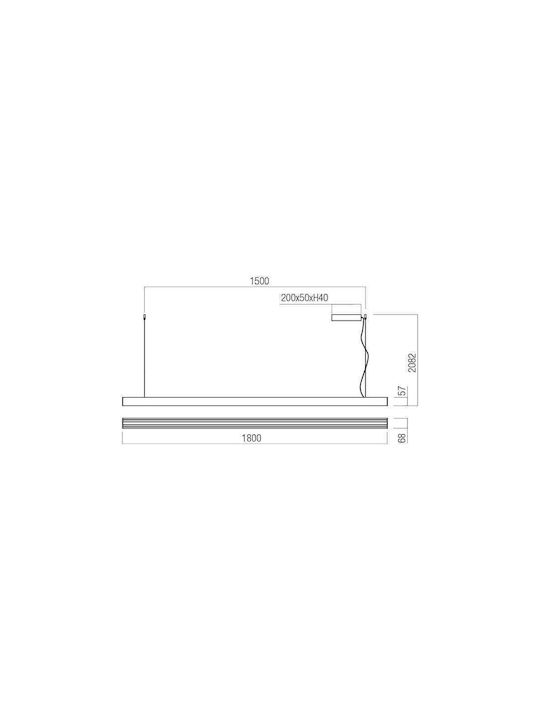 Redo Group Cityline Su Pendant Light LED Brown