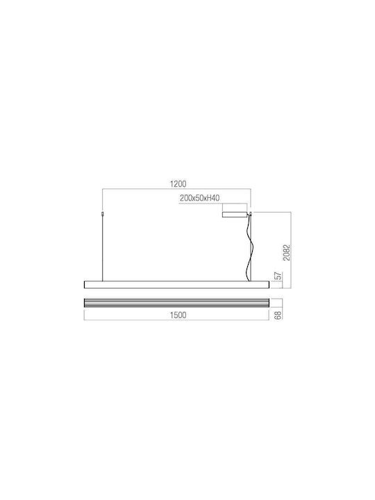 Redo Group Cityline Su Pendant Light LED Silver