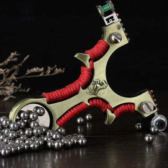 Slingshot Set Laser Level 110 Metal Balls 8 Mm Ideallstore 12 Cm Metal