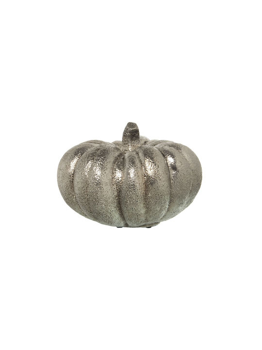 Decorative Figure Alexandra House Living Ceramic Pumpkin Silver 23 X 23 X 16 Cm