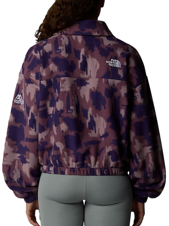 The North Face Mountain Athletics Χειμερινή Γυναικεία Fleece Μπλούζα Μωβ