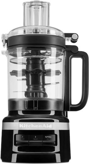 Kitchenaid Multifunktions-Food-Prozessor 240W mit Behälter 2.1Es und Blender-Kanne Schwarz
