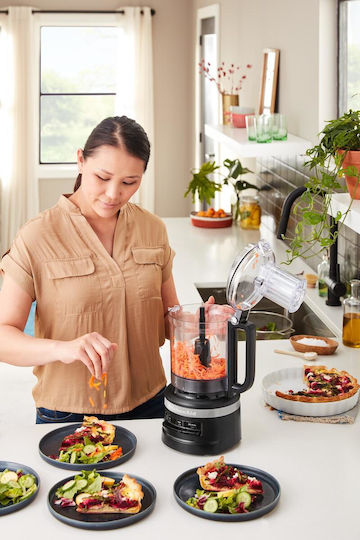 Kitchenaid Multifunctional Food Processor 240W with Pot 2.1lt and Jug Blender Gray