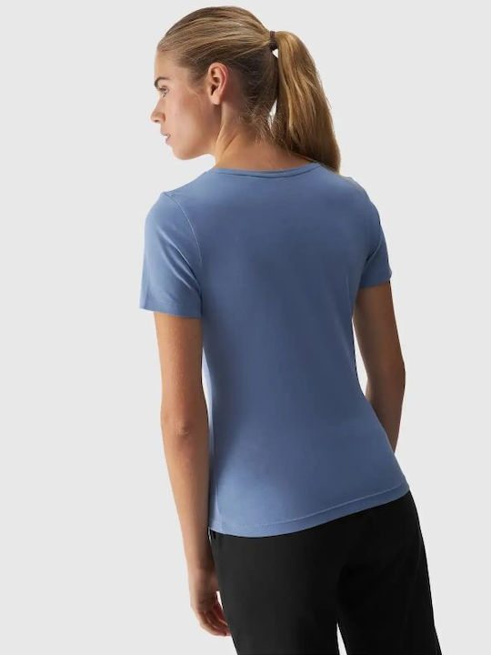 4F Damen T-shirt Blau