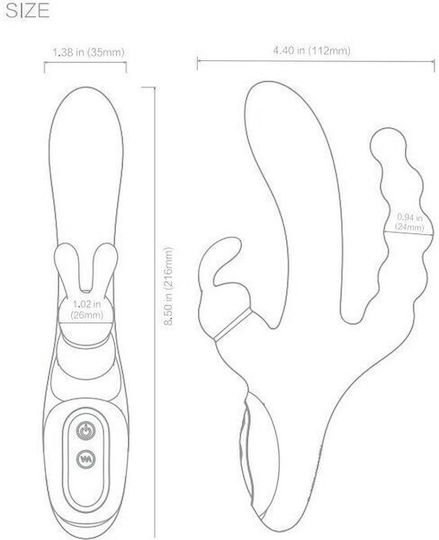 Diversual Doppelter Vibrator Grün