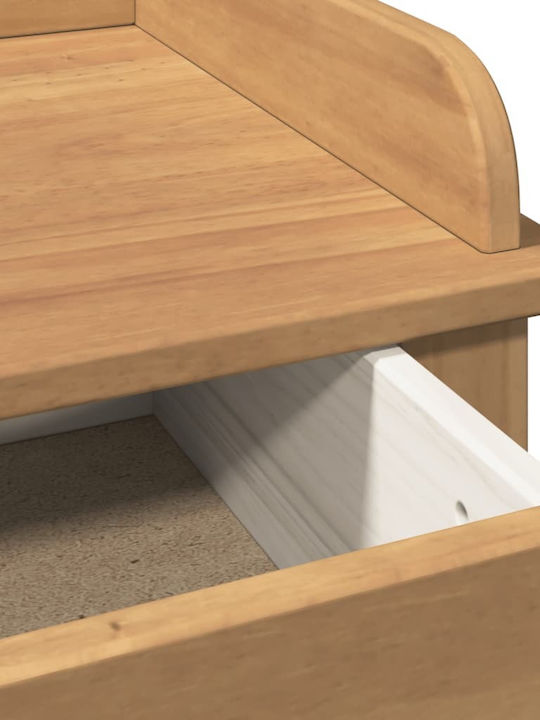 vidaXL Επιδαπέδια Κάβα Ποτών Ξύλινη Καφέ 57x40x111.5εκ.