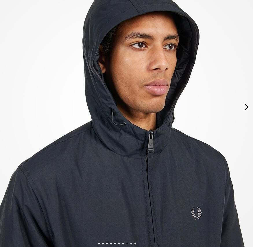 Fred Perry Jacket Puffer Black Gunmetal j2585-t38 | Skroutz.mt