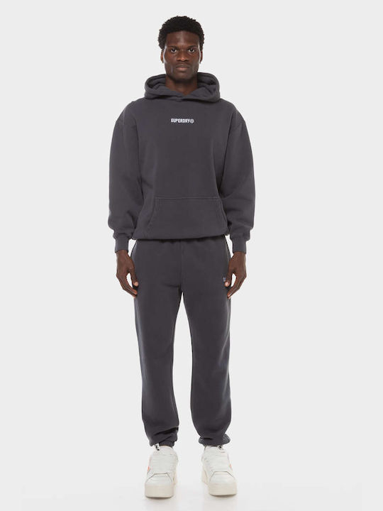 Superdry Men's Sweatpants with Rubber Ebony