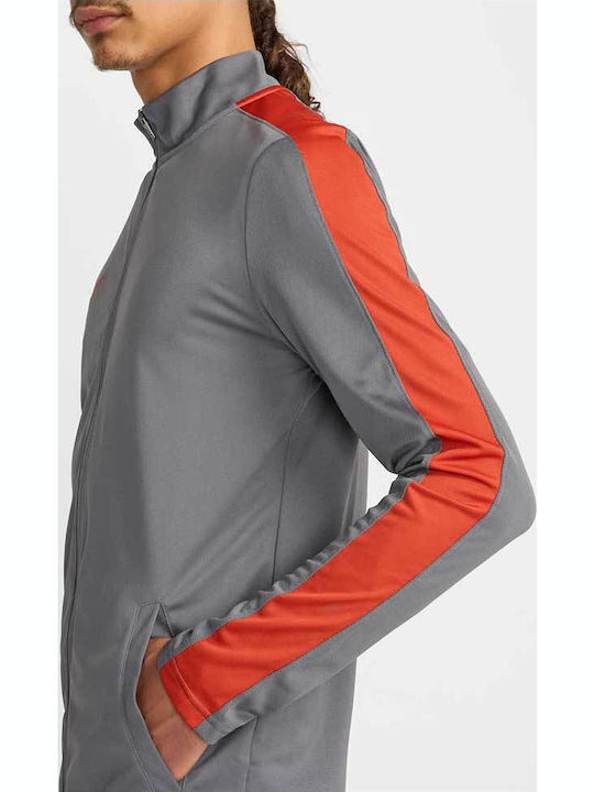 Academy Football Tracksuit Dri-Fit Glossy with Elastic Gray