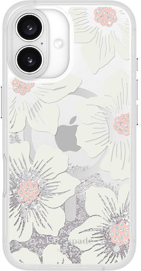 Kate Spade New York Liquid Glitter Magsafe Iphone 16 Case Hollyhock Floral