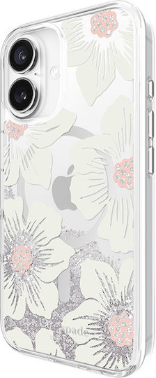 Kate Spade New York Liquid Glitter Magsafe Iphone 16 Case Hollyhock Floral