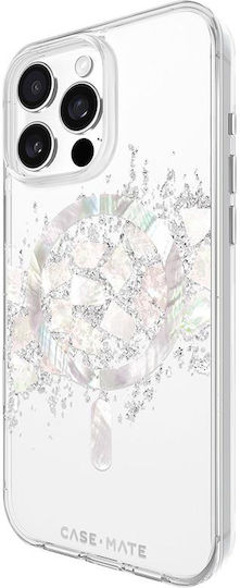 Case-mate Karat Magsafe iPhone 16 Pro Max Hülle Verziert mit Perlmutt Ein Hauch von Perle