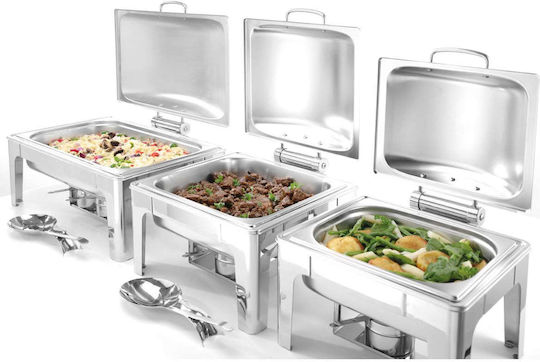 Food Warmer Candle Wax Satin Stainless Steel Gn 1/1