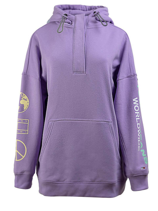 Tommy Hilfiger Women's Long Sweatshirt Purple