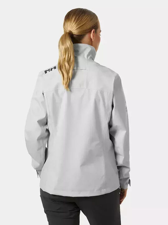 Helly Hansen Crew Women's Short Lifestyle Jacket for Winter Grey Fog