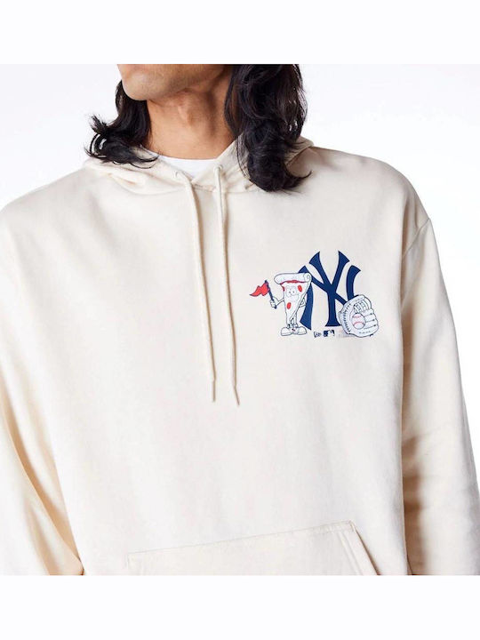 New York Yankees Φούτερ με Κουκούλα Sand