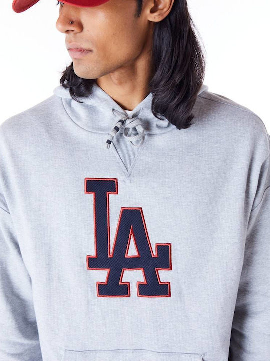 Los Angeles Dodgers Sweatshirt with Hood Grey