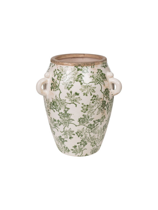 Romimex Decorative Vase Green 23x23x27cm