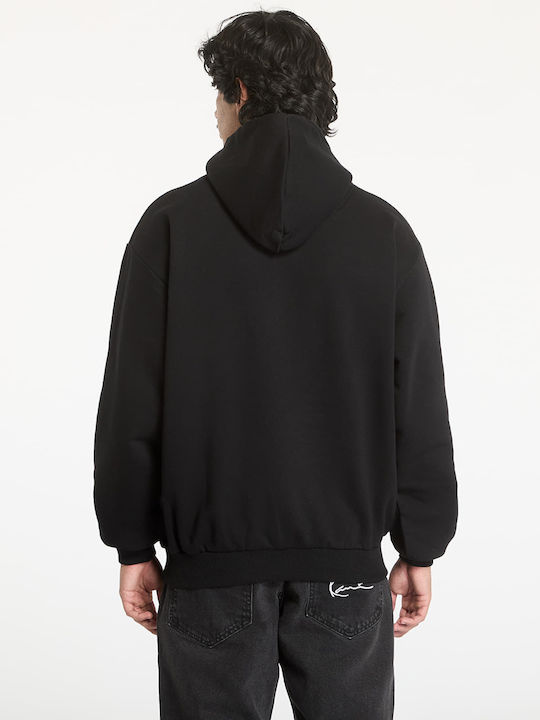 Signature Sweatshirt with Hood Black
