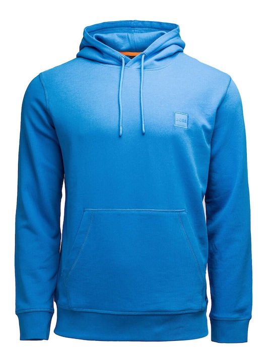 Hugo Boss Sweatshirt with Hood Blue