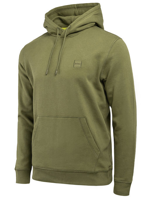 Wetalk Sweatshirt with Hood Khaki