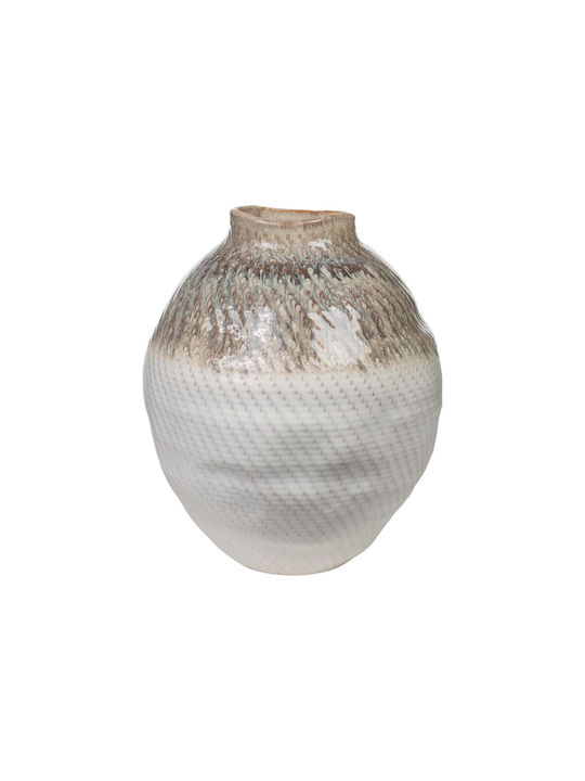 Romimex Decorative Vase Beige 26x26x31cm