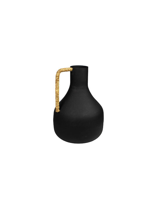 Romimex Decorative Vase Black 23x23x34cm