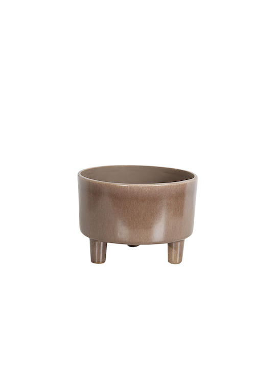 Romimex Decorative Vase Brown 20x14x20cm