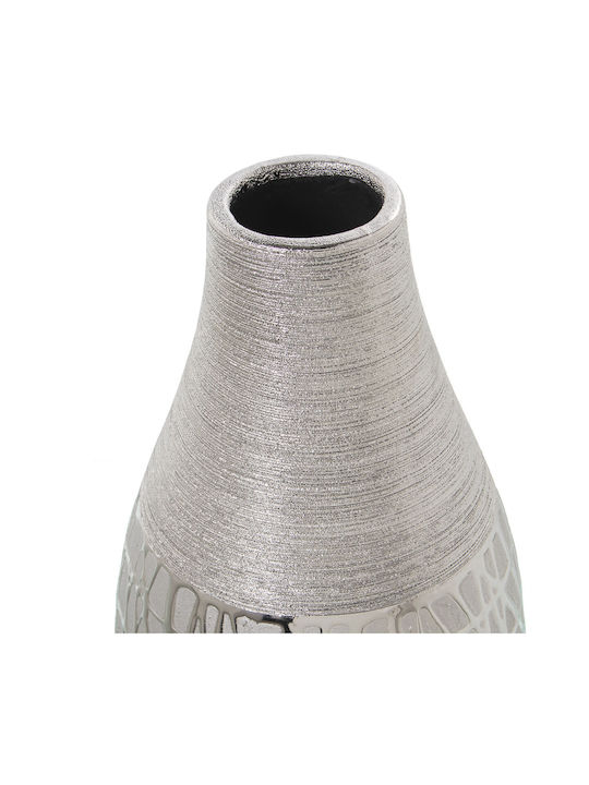 Alexandra House Living Decorative Vase Silver 14x13x30cm