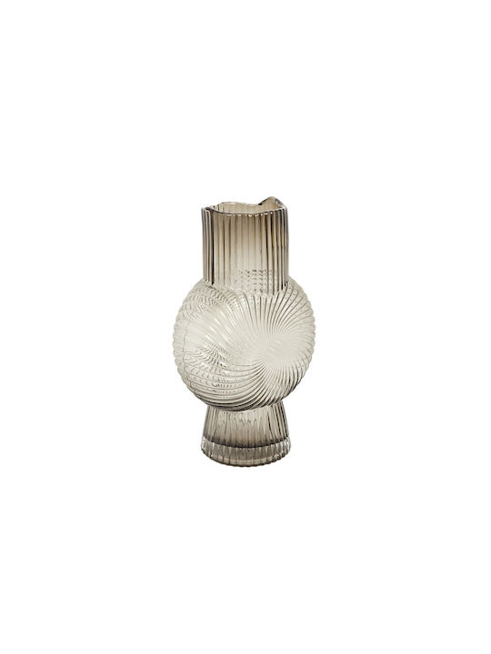 Romimex Decorative Vase Gray 18x18x30cm