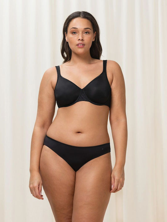 Comfort Black Minimizer Сутиен с Банели