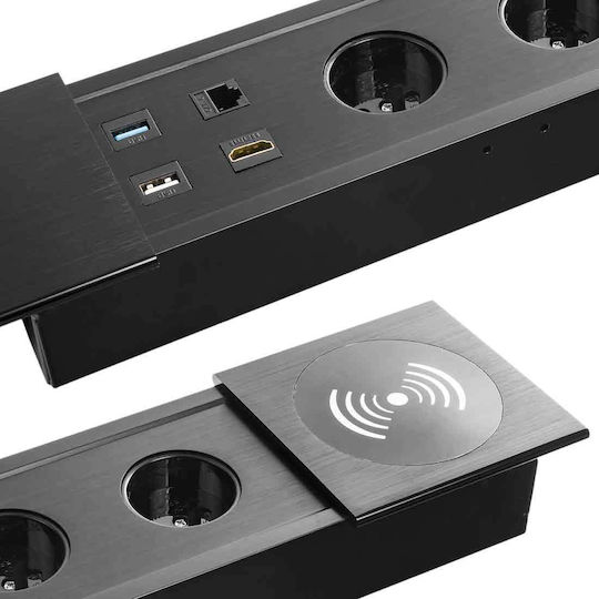 Spacetronik Sps-s27b V2 Retractable Table Socket