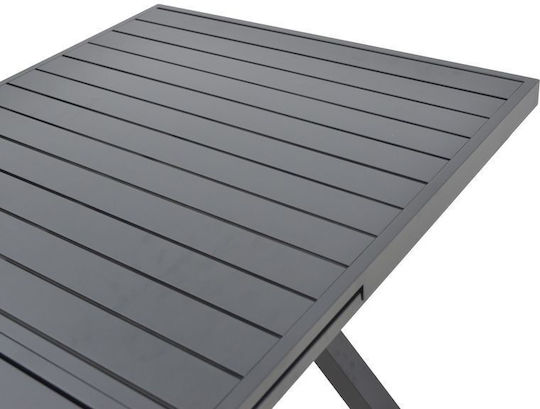 Tisch Ausziehbar Dagyn Anthracite 180x90x76cm