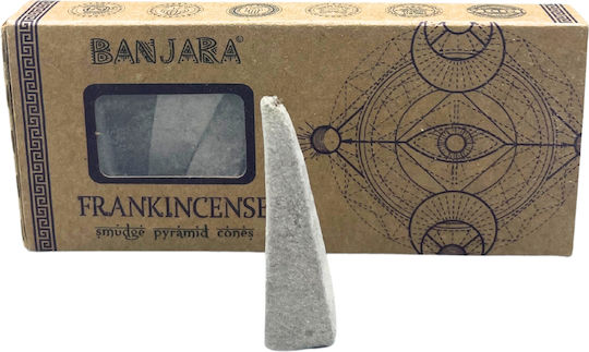 Banjara Pyramid Incense Cones Natural Frankincense 10pcs