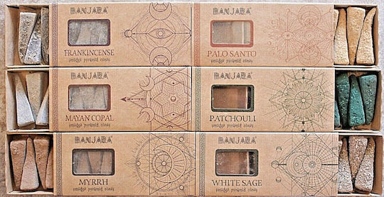 Banjara Pyramid Incense Cones Natural Frankincense 10pcs
