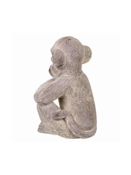 Decorative Figure Alexandra House Living Gray Magnesium Monkey 26 X 40 X 35 Cm