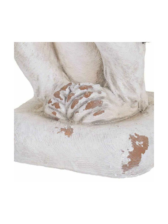 Decorative Figure Alexandra House Living White Magnesium Monkey 35 X 58 X 36 Cm