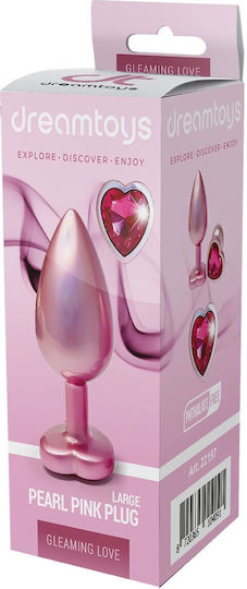 Dream Toys Gleaming Πρωκτική Σφήνα Large Ροζ 9.5cm