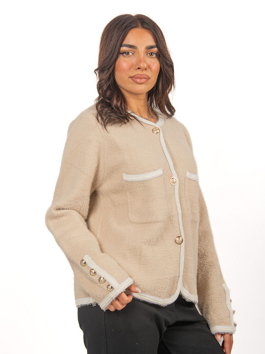 Ellen Damen Jacke Beige