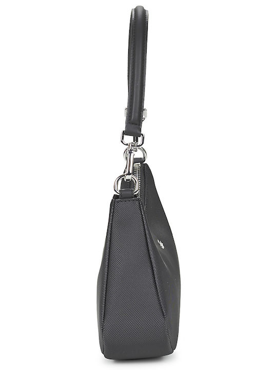 Daily Women's Shoulder Bag Croco Black