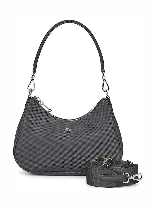Daily Women's Shoulder Bag Croco Black