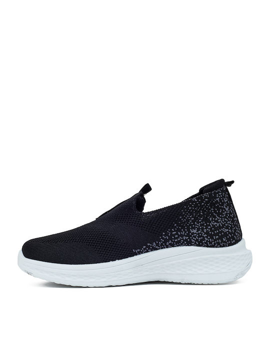 Damen Slip-Ons Schwarz