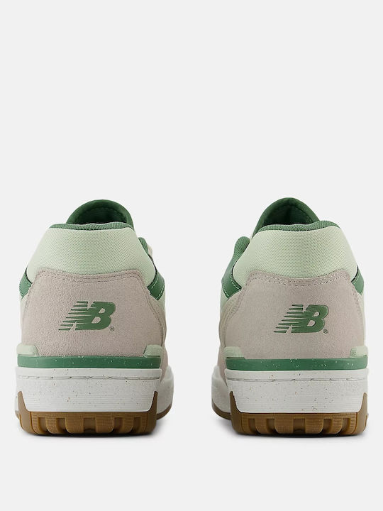 550 Women's White-Green Sneakers