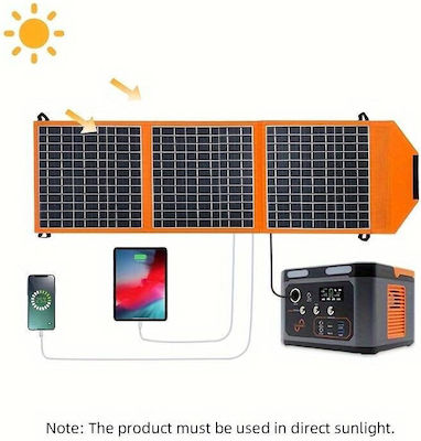 Σύνδεση Foldable Solar Charger for Portable Devices 75W with USB connection (GD-ZD1875)