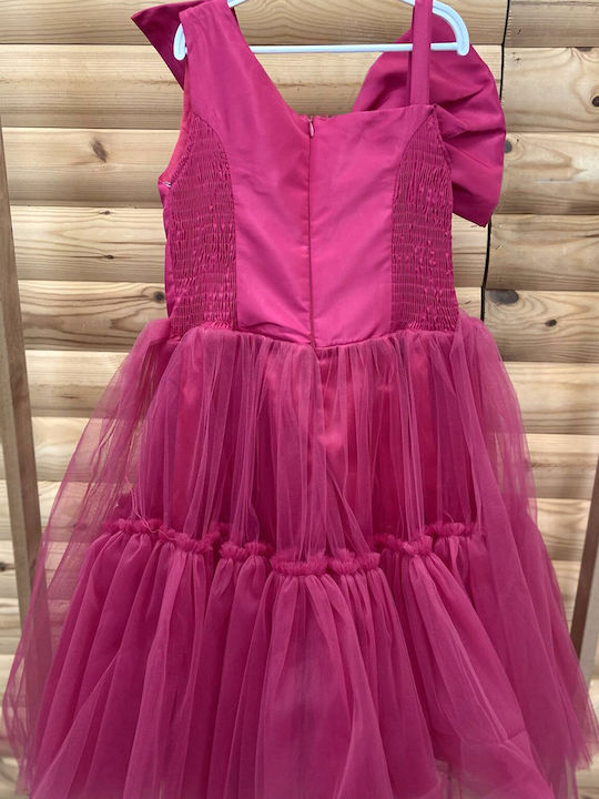 Extan Bebe Kids Dress Magenta